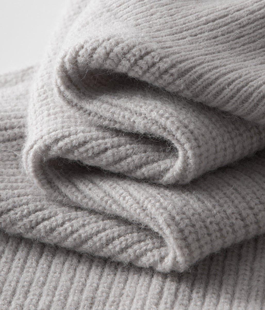 CARDIGAN ZIPPÉ 100 % LAINE MÉRINOS