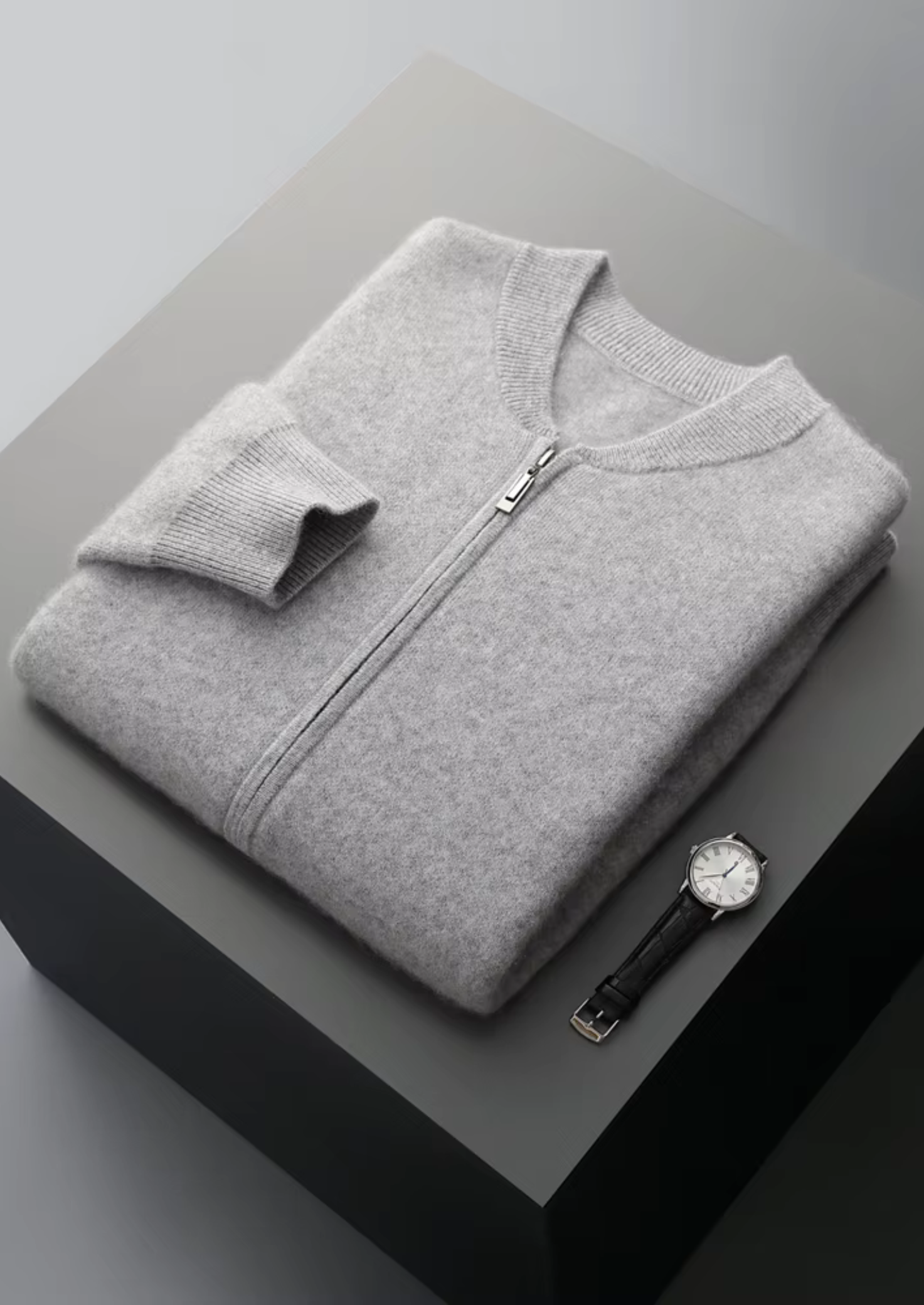 CARDIGAN EN LAINE LYON À COL EN V