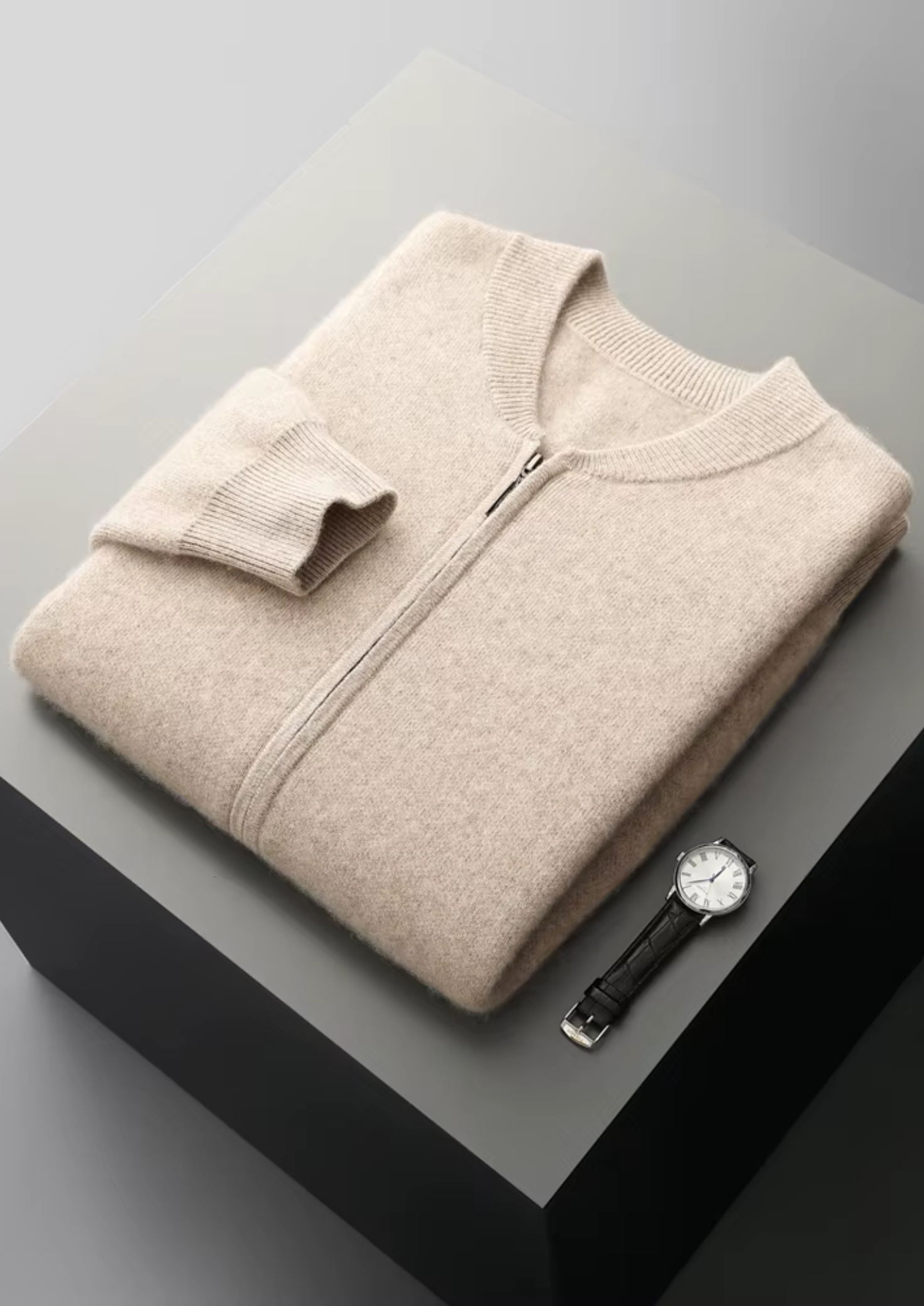 CARDIGAN EN LAINE LYON À COL EN V