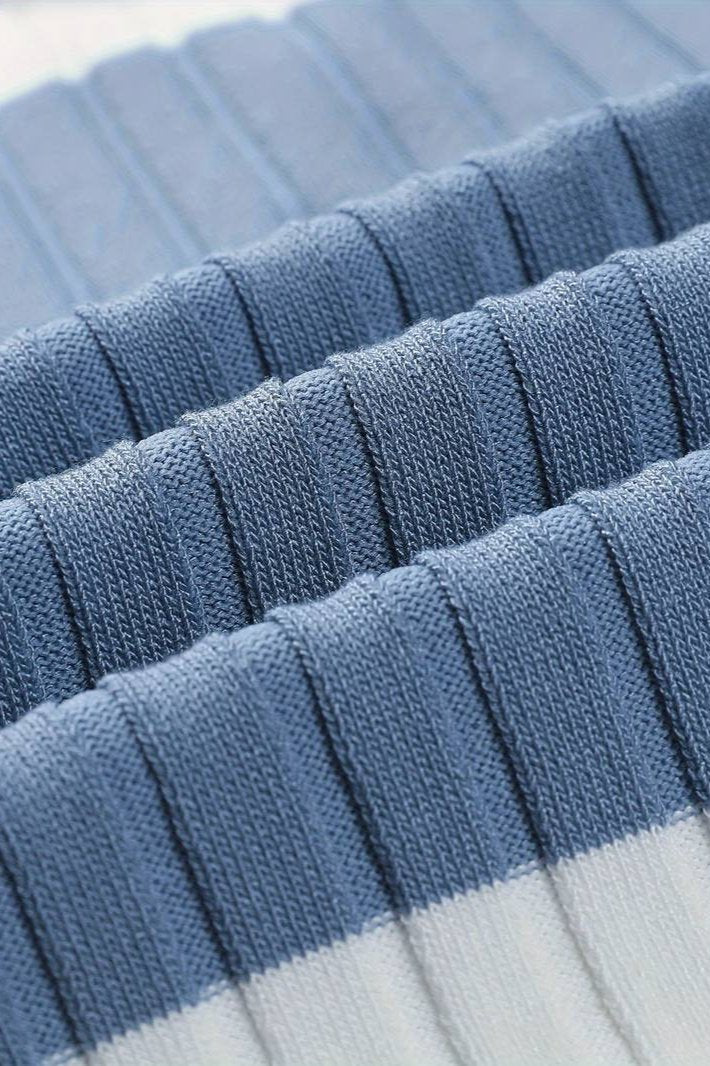 Polo à rayures blanches LYON