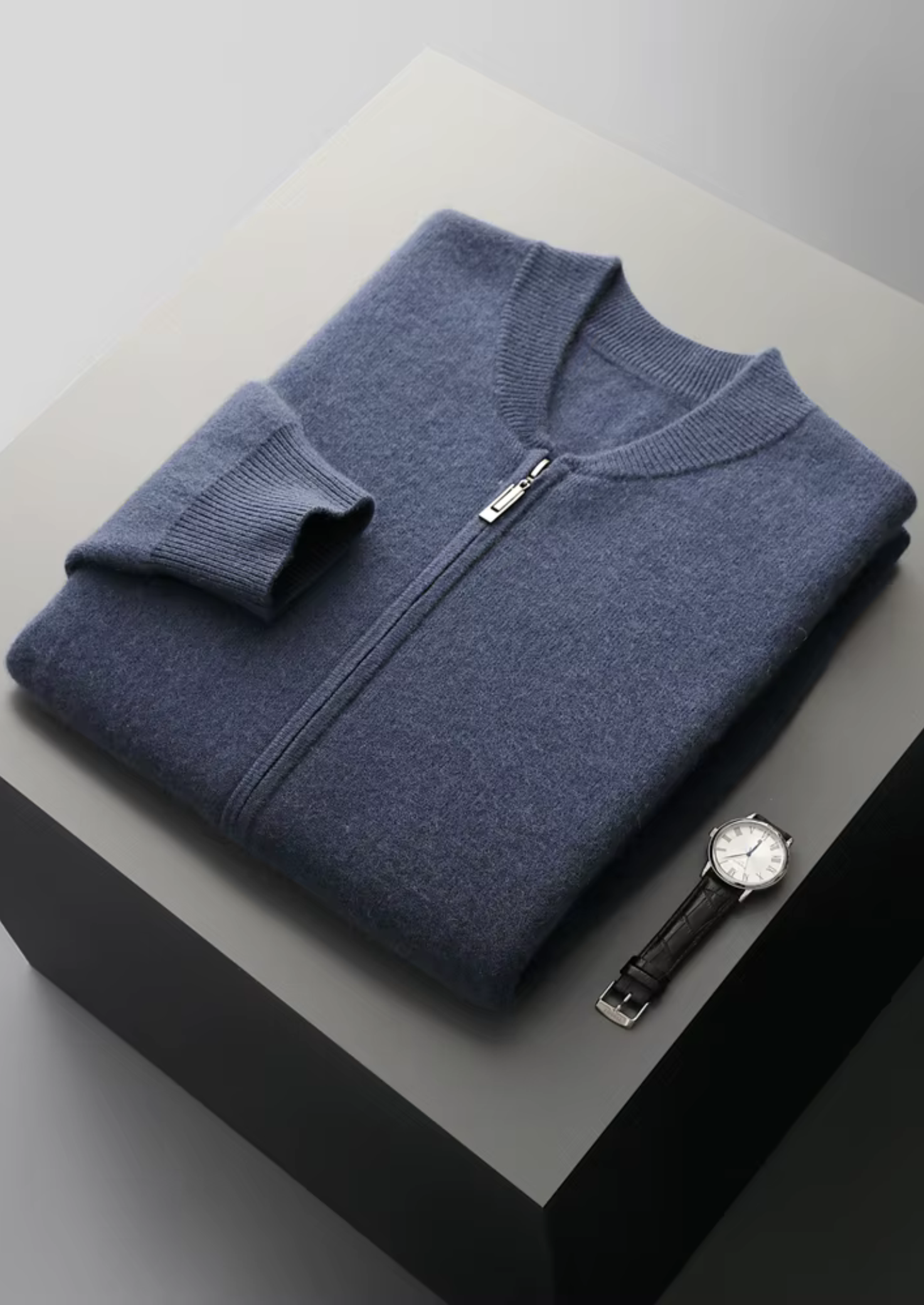 CARDIGAN EN LAINE LYON À COL EN V