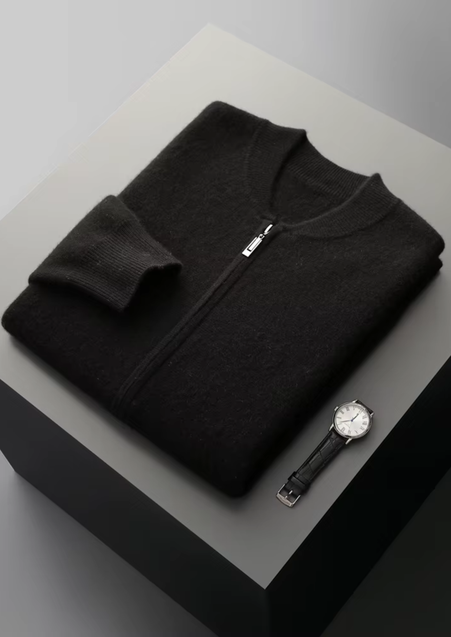 CARDIGAN EN LAINE LYON À COL EN V