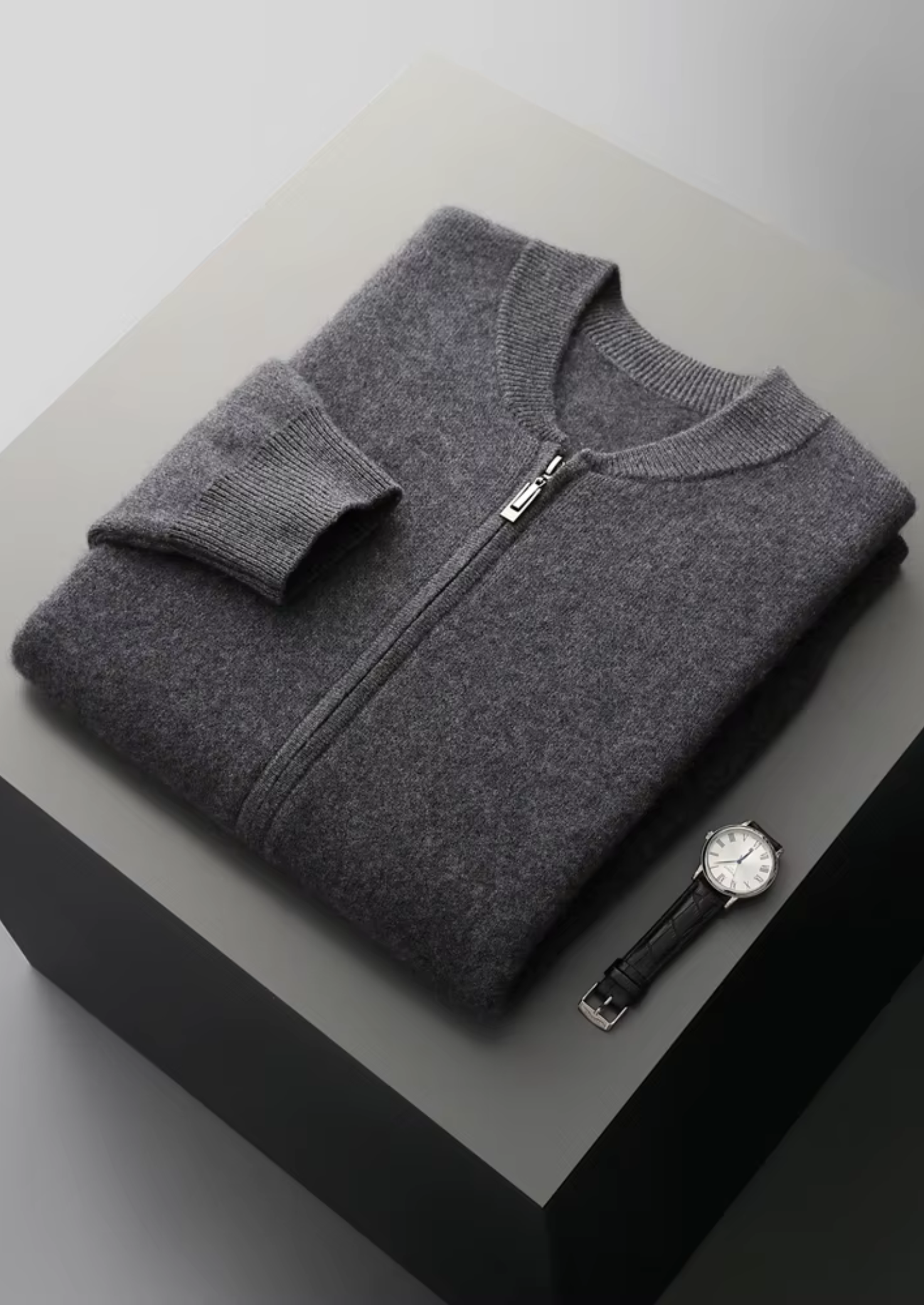 CARDIGAN EN LAINE LYON À COL EN V