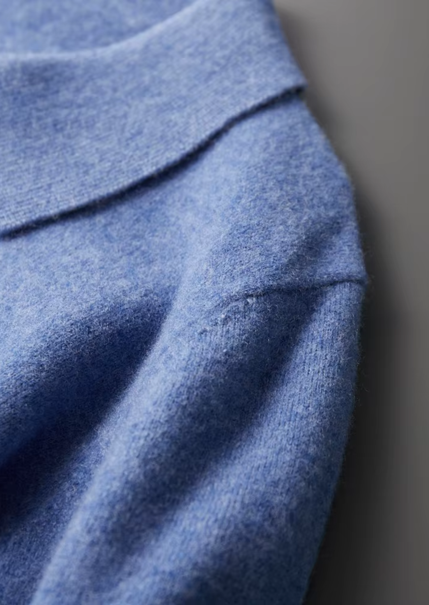 POLO EN LAINE LYON À DEMI-ZIP