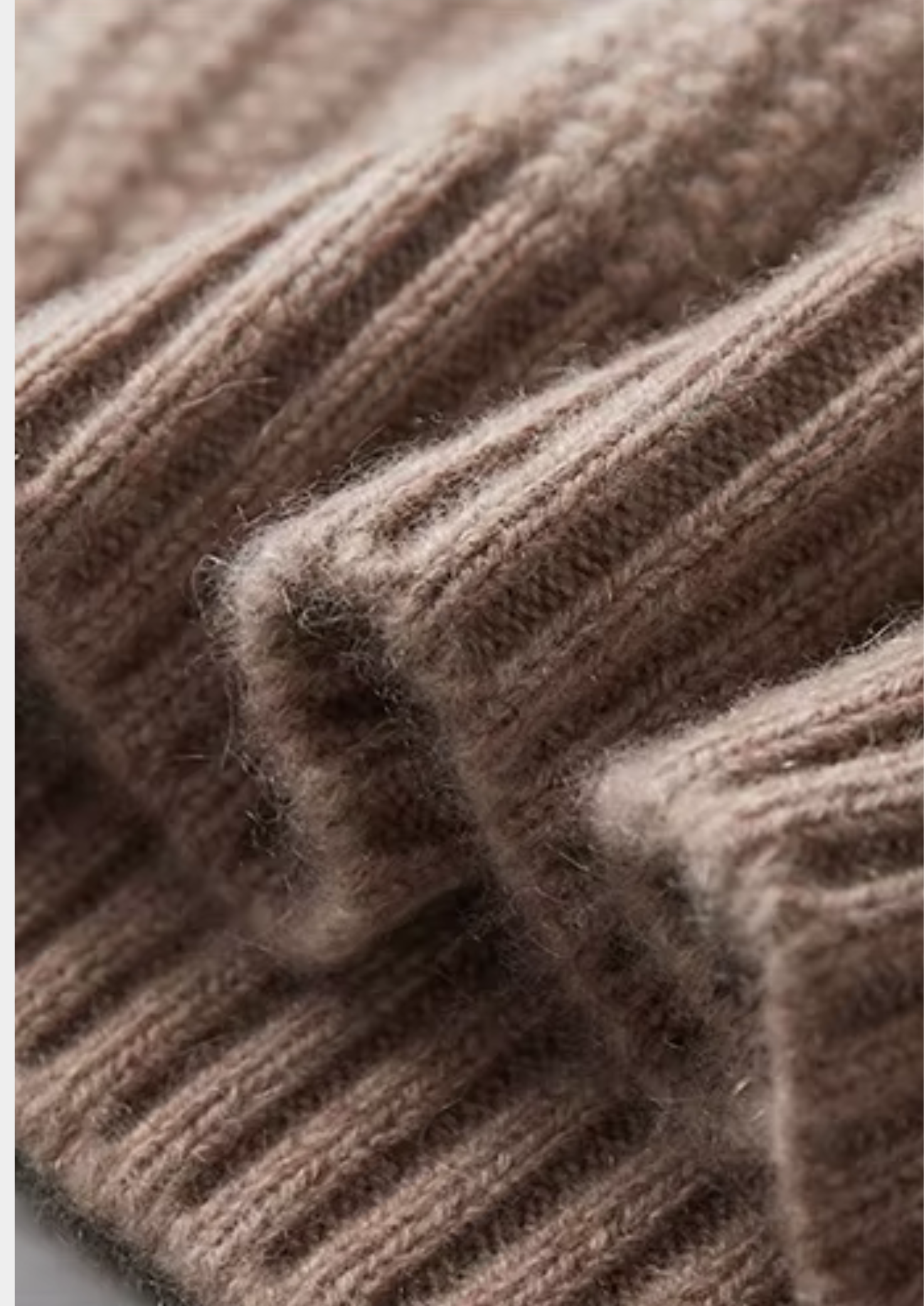 PULL À COL ROND 100 % CACHEMIRE ÉPAIS